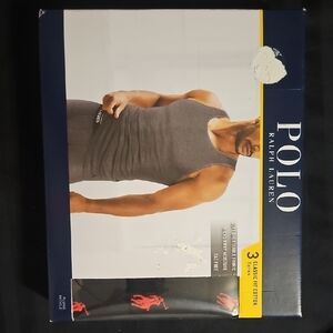 Polo by Ralph Lauren Men's Charcoal Tank Top